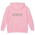 Every Move Seen — Kids Faith Hoodie - Pink back