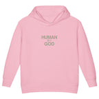 Every Move Seen — Kids Faith Hoodie - Pink front