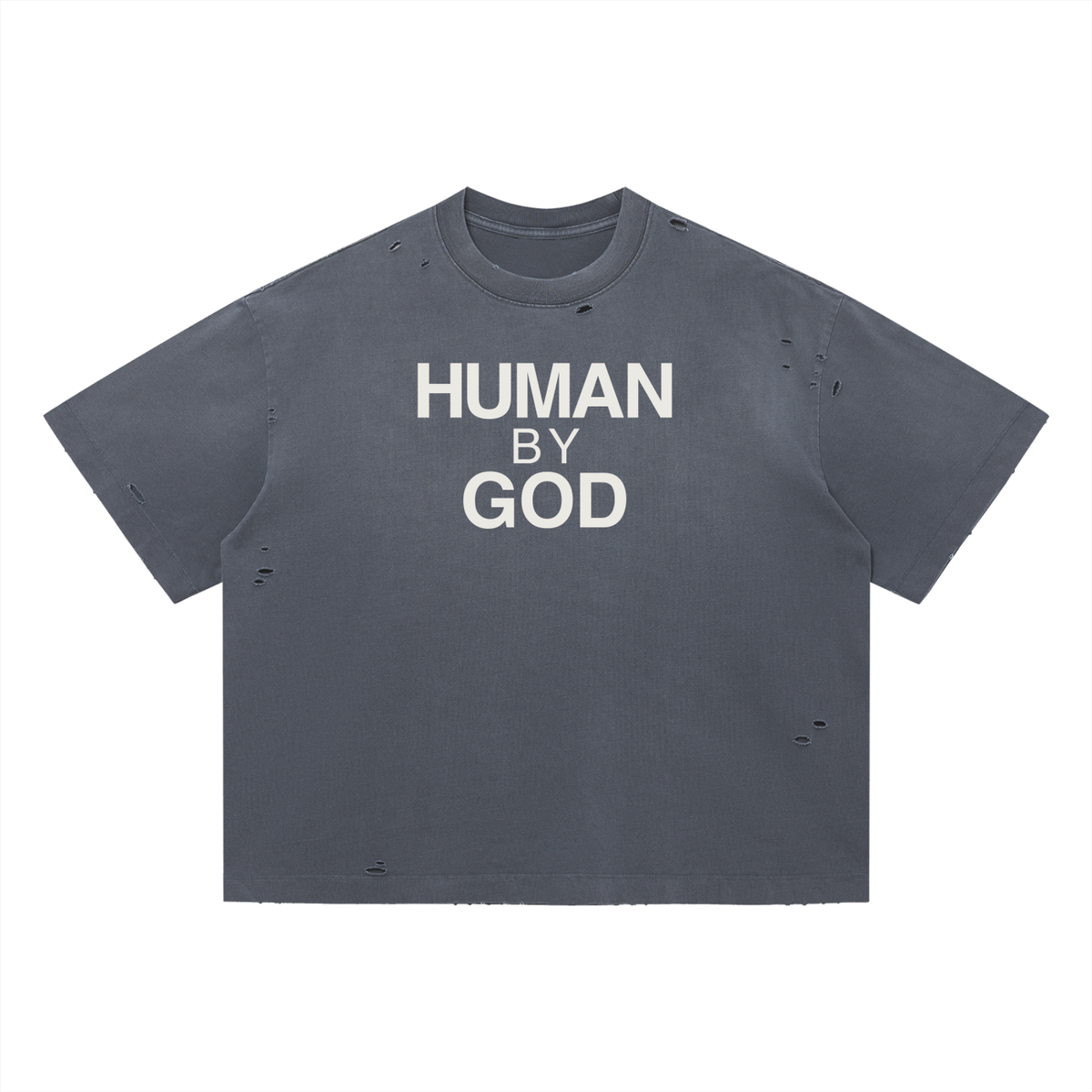 Vintage Washed Distressed Boxy Oversized T-Shirt