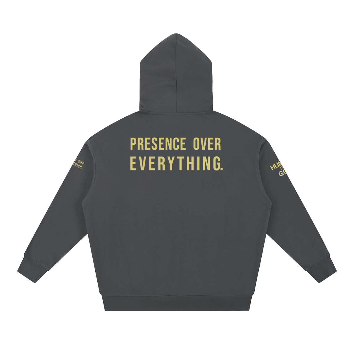 PRESENCE OVER EVERYTHING – Butter Oversized Hoodie