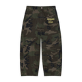 Men’s Camo Barrel Leg Cargo Pants