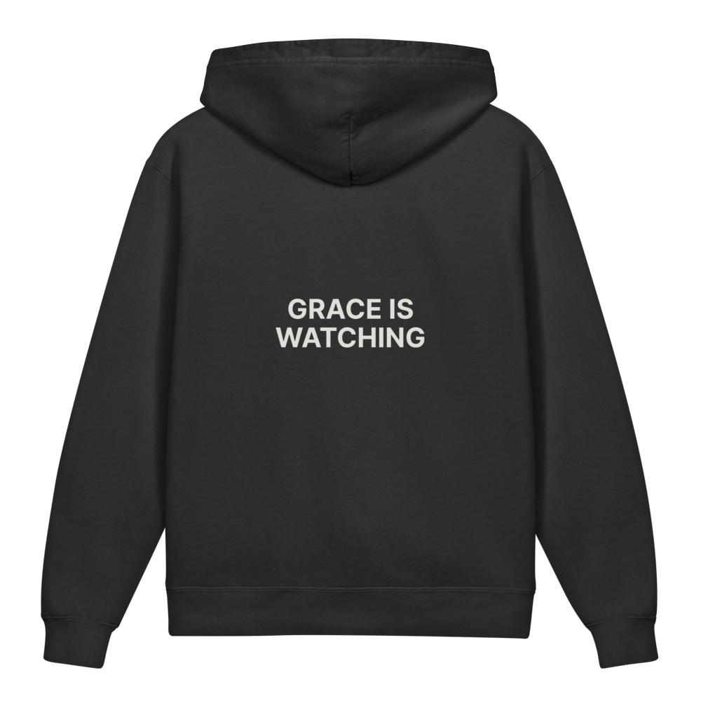 Grace Is Watching — Older Kids Faith Hoodie