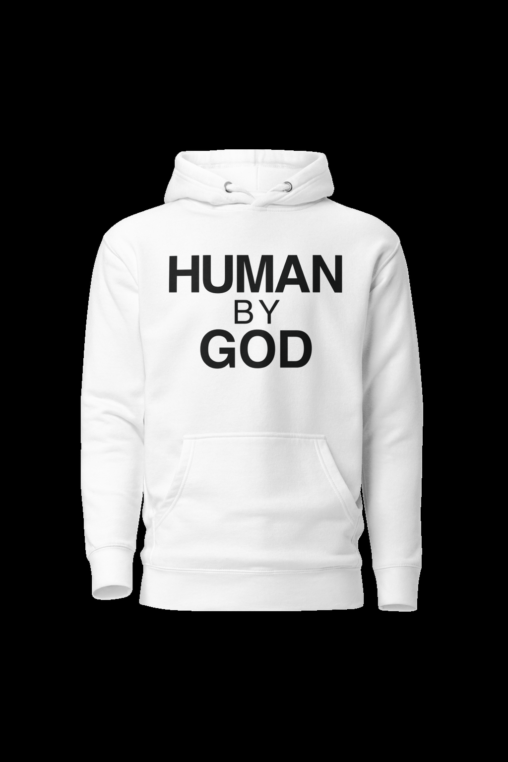 Human By God — Embroidered Faith Hoodie