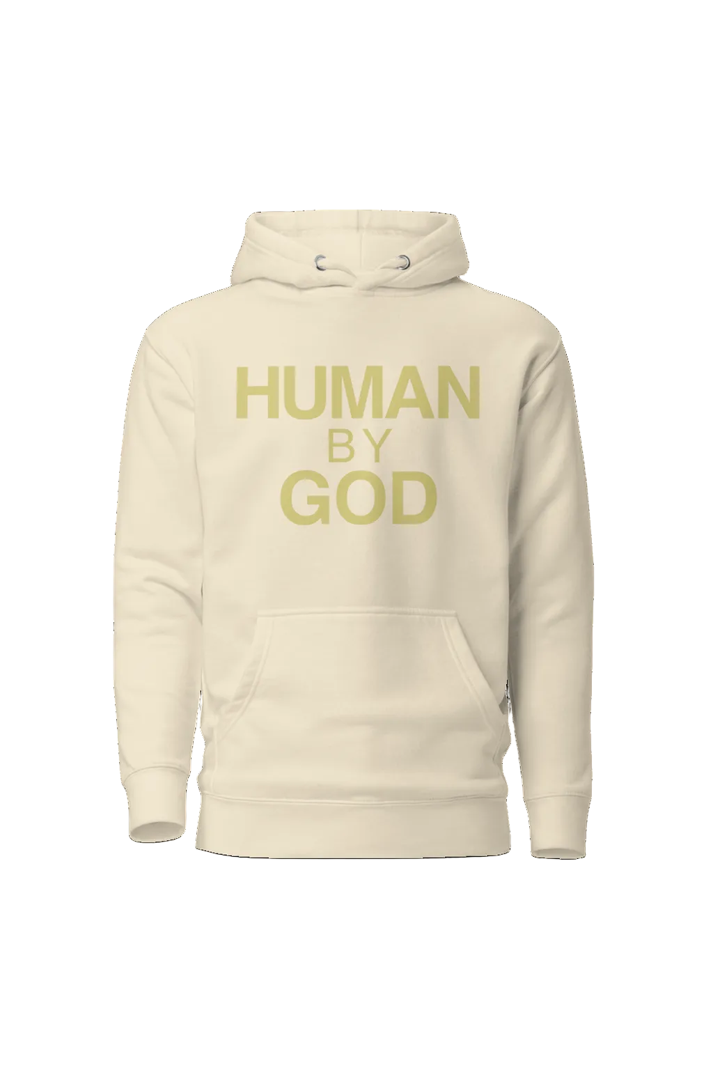 Human By God — Embroidered Faith Hoodie