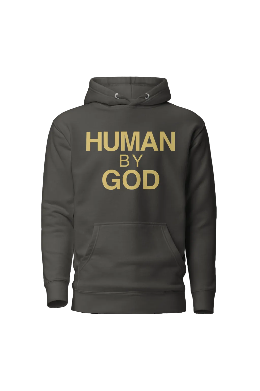 Human By God — Embroidered Faith Hoodie