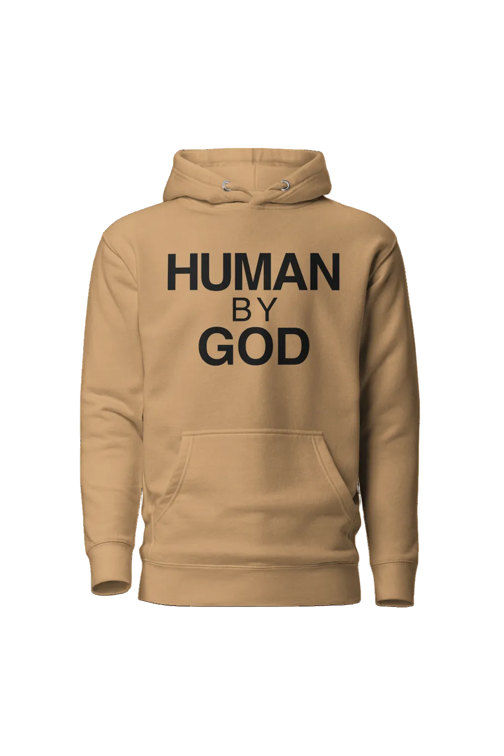 Human By God — Embroidered Faith Hoodie