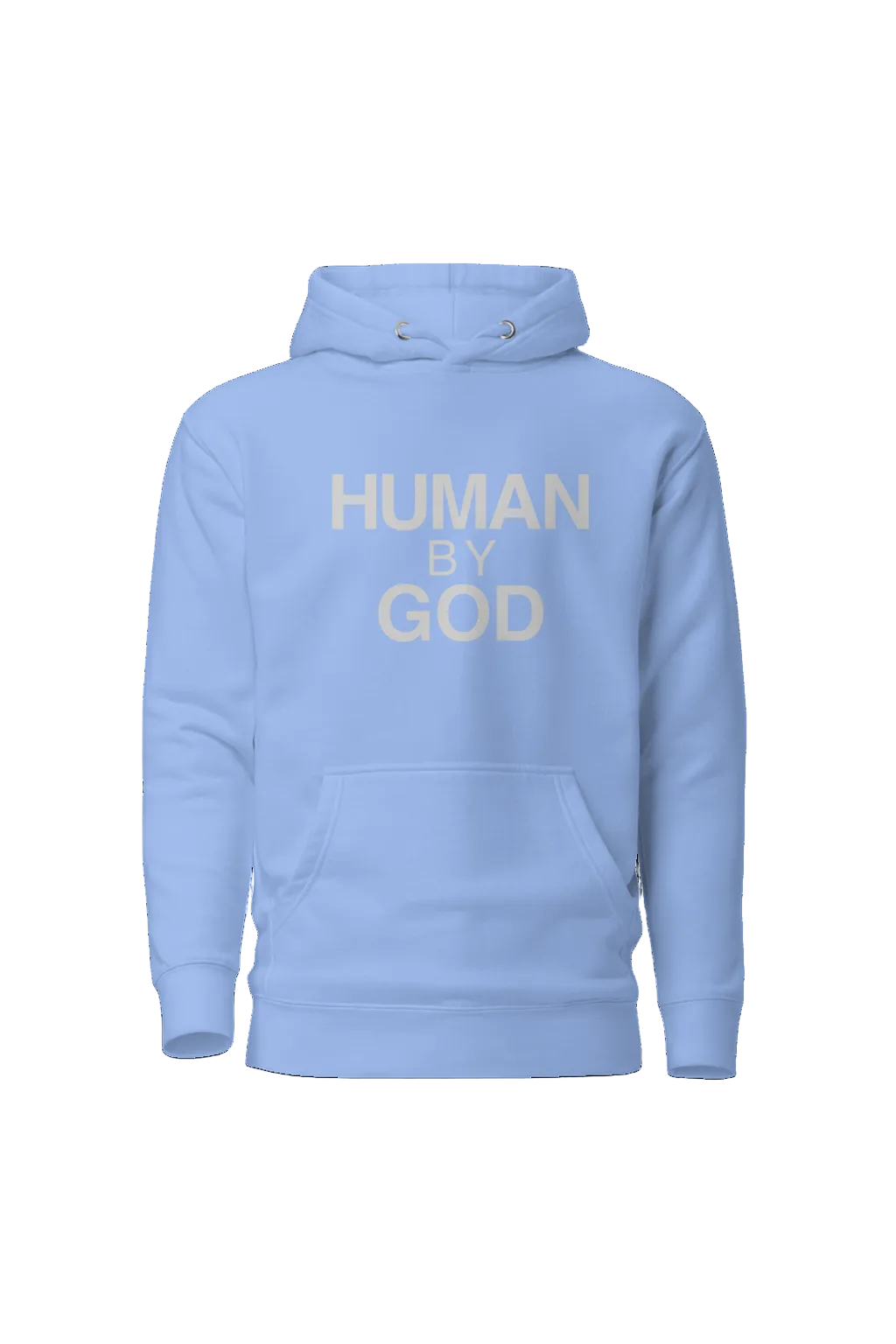 Human By God — Embroidered Faith Hoodie