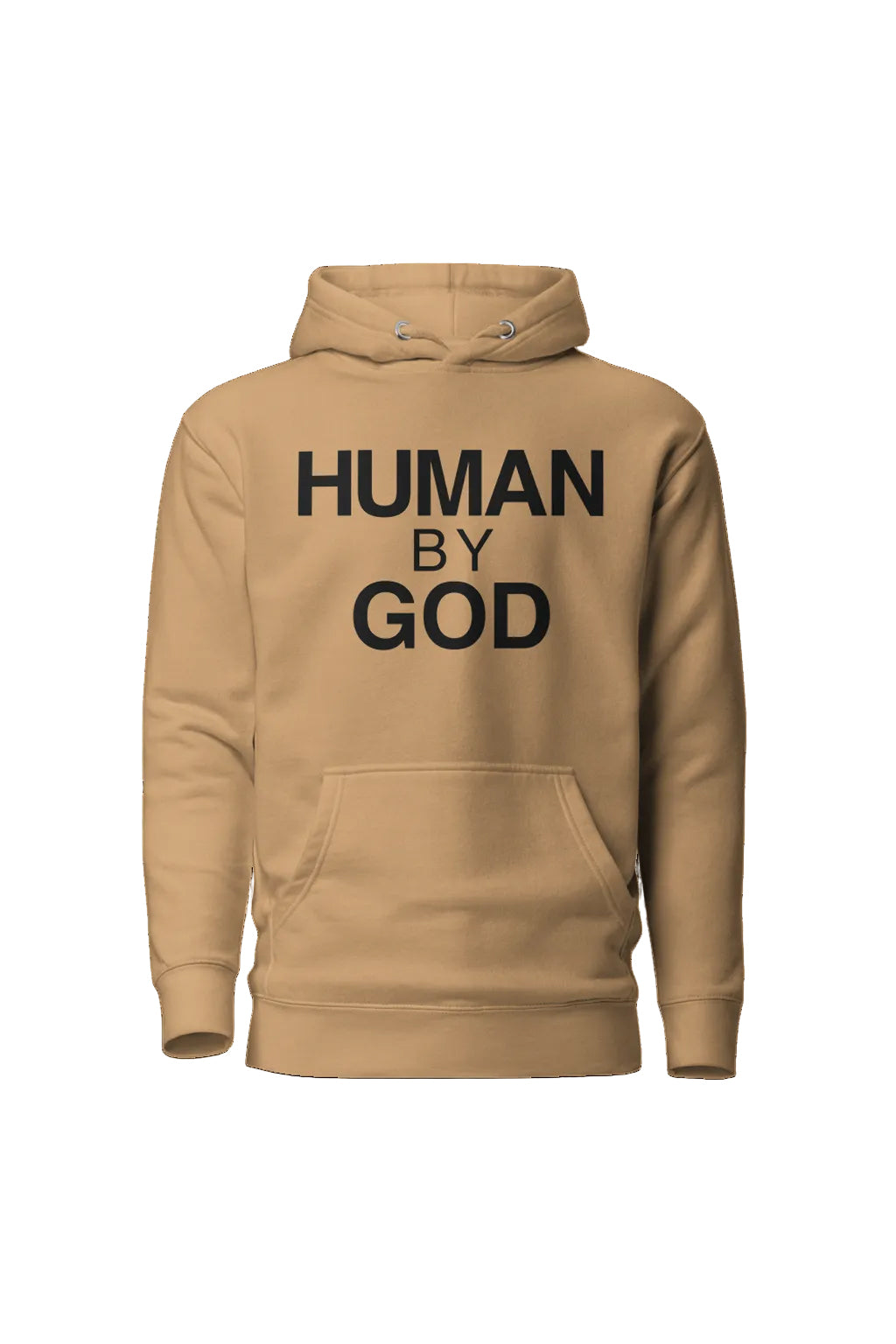 Human By God — Embroidered Faith Hoodie
