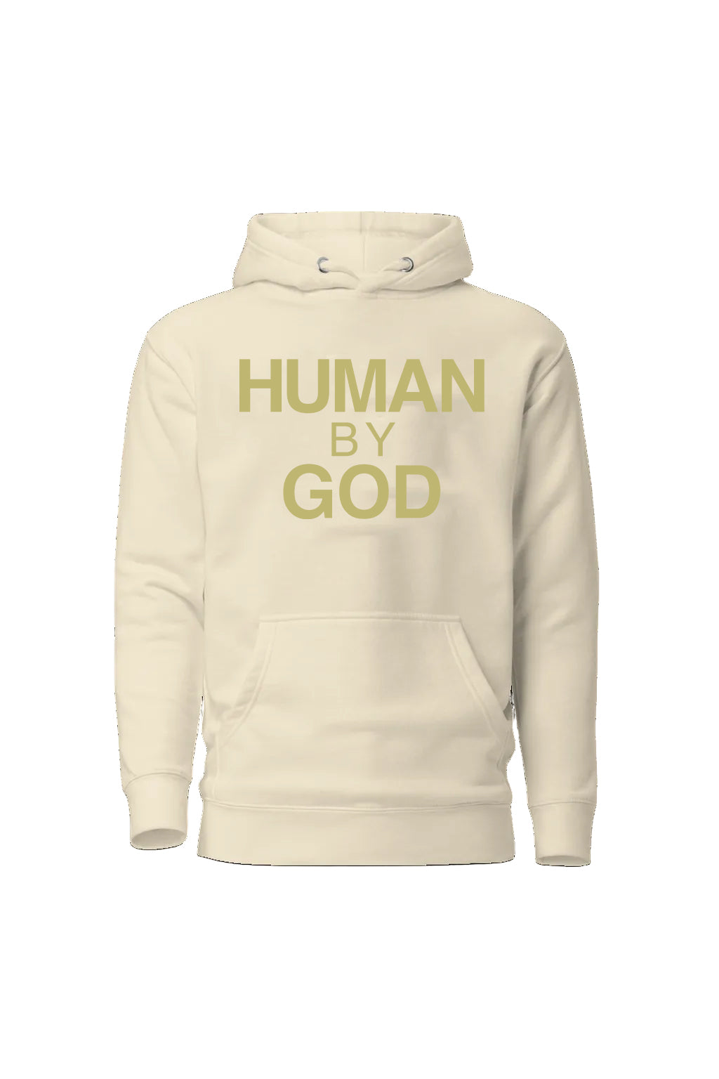 Human By God — Embroidered Faith Hoodie