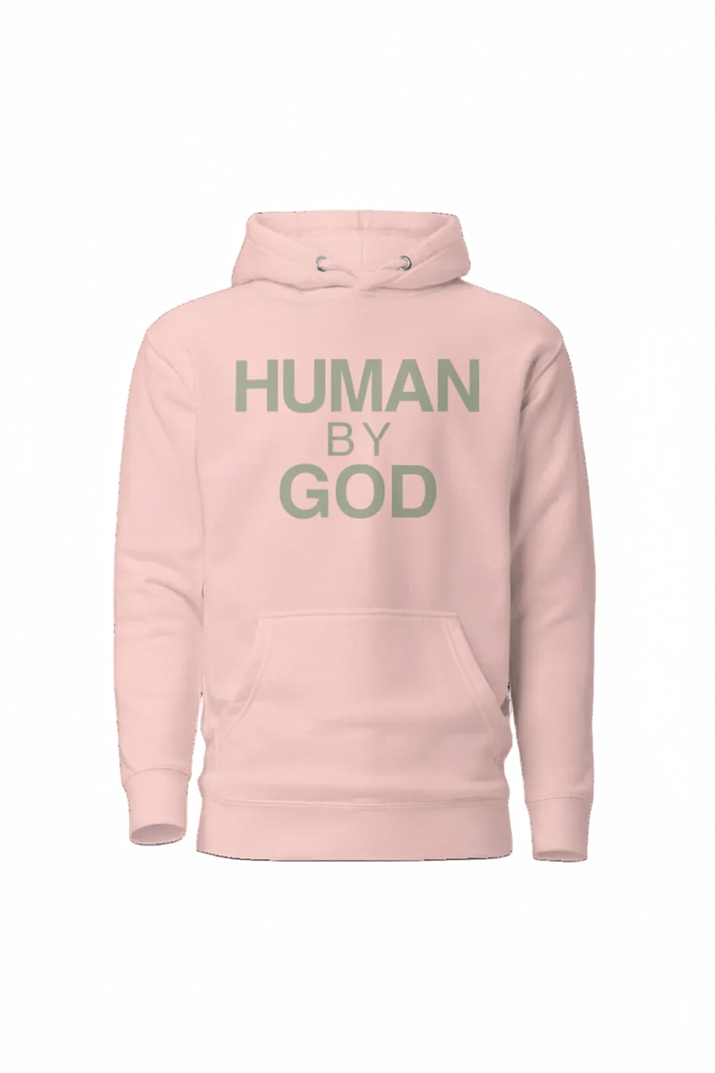 Human By God — Embroidered Faith Hoodie