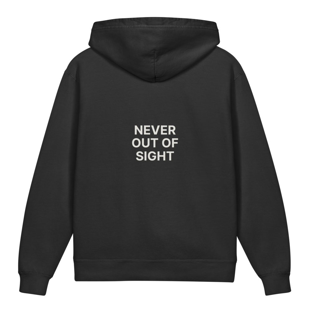 Never Out of Sight — Older Kids Faith Hoodie