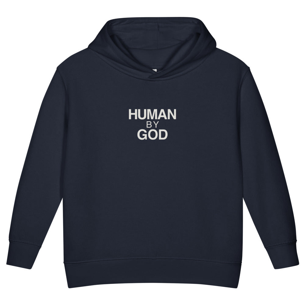 Nothing Hidden. Everything Held. — Kids Faith Hoodie - Navy front