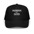 Human By God — Foam Trucker Cap (Black)