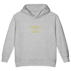 Protected in Plain Sight — Kids Faith Hoodie - Heather front