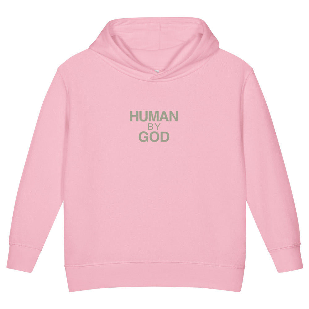 Protected in Plain Sight — Kids Faith Hoodie - Pink front