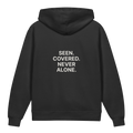 Seen. Covered. Never Alone. — Older Kids Faith Hoodie