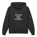 Watched Over. Built Different. — Older Kids Faith Hoodie
