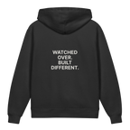 Watched Over. Built Different. — Older Kids Faith Hoodie