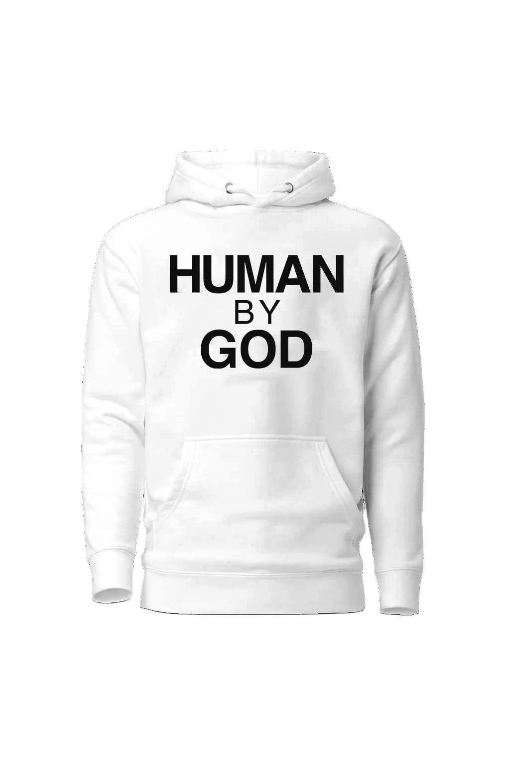 Human By God — Embroidered Faith Hoodie