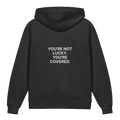 You're Not Lucky. You're Covered. — Older Kids Faith Hoodie